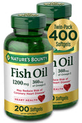 1200 Mg Fish Oil Softgels, 200 Ct, 2 Pack W64684