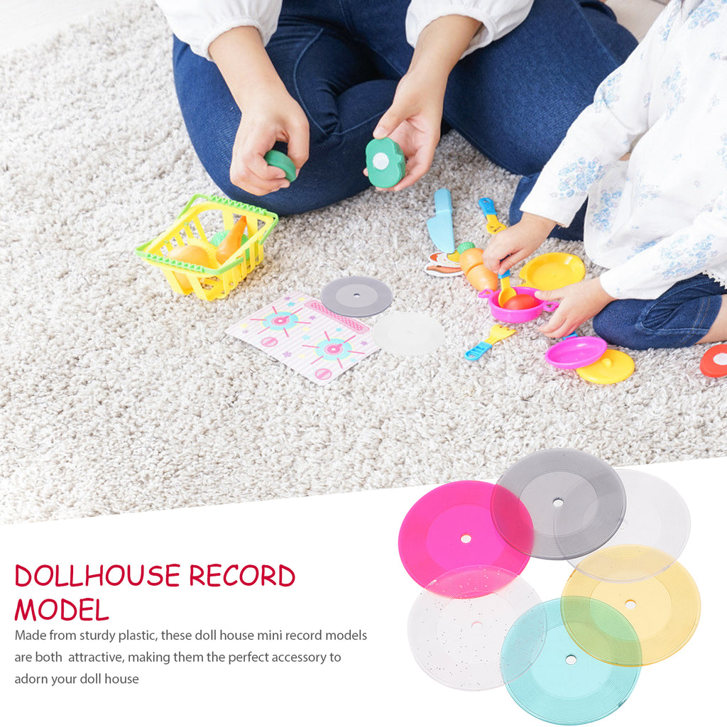 6 Pcs Plastic Dollhouse Music Accessories U446469