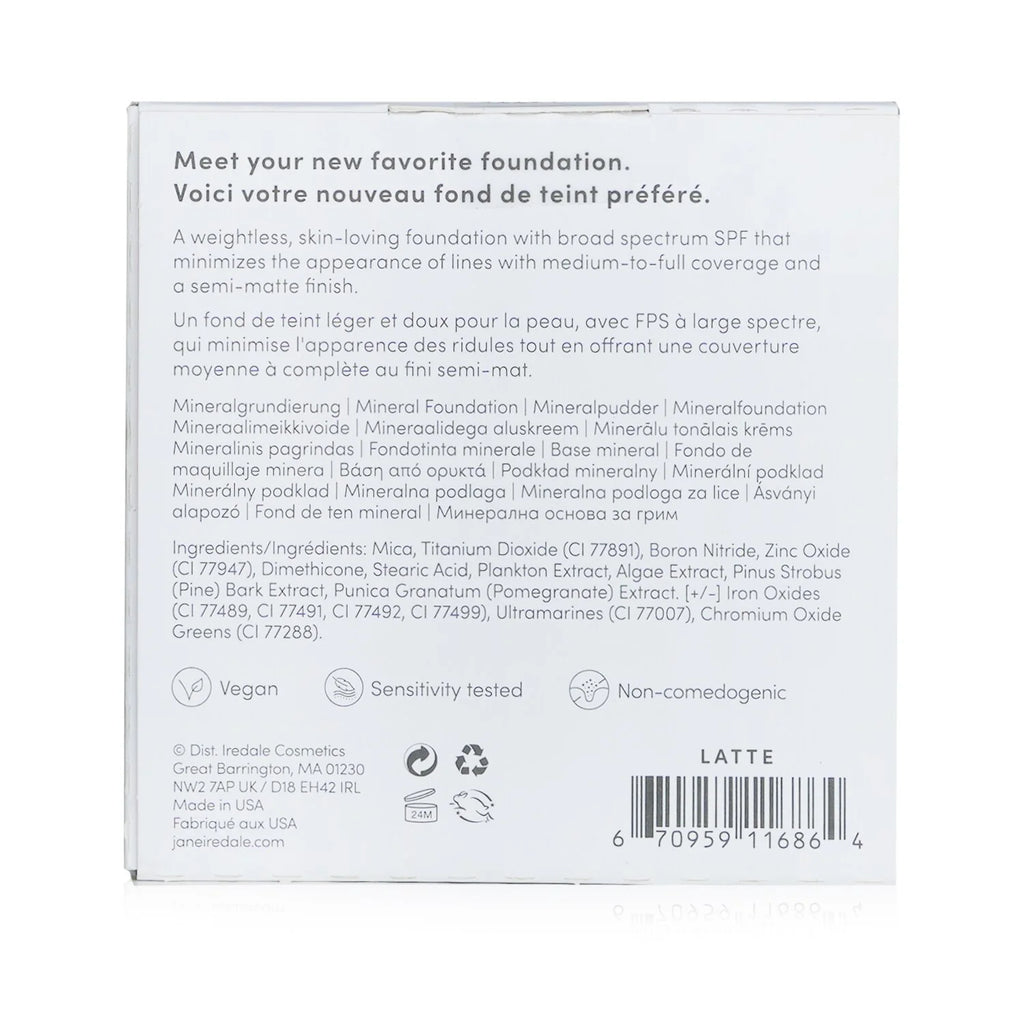 Mineral Foundation Refill SPF 20 Latte 9.9g A99740