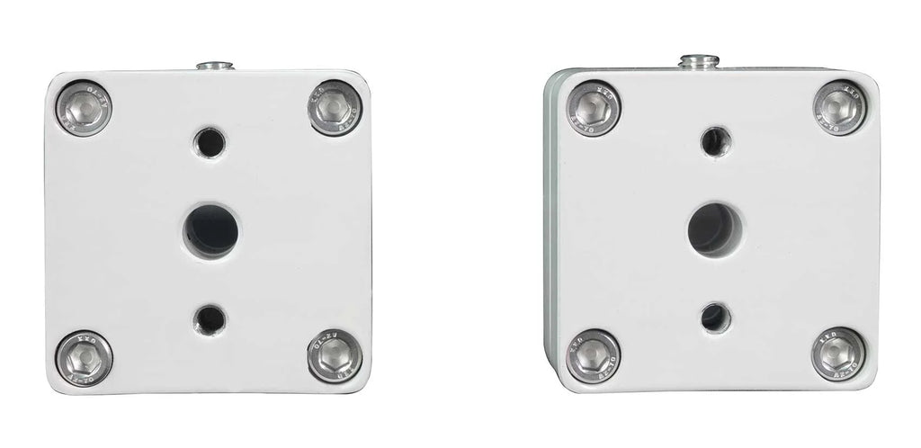 5.25" 360° Swivel White Aluminum Tower Speakers X1201