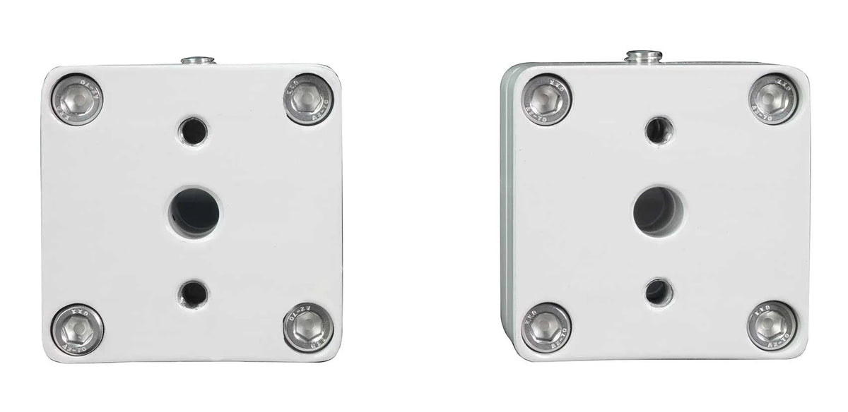5.25" 360° Swivel White Aluminum Tower Speakers X1201