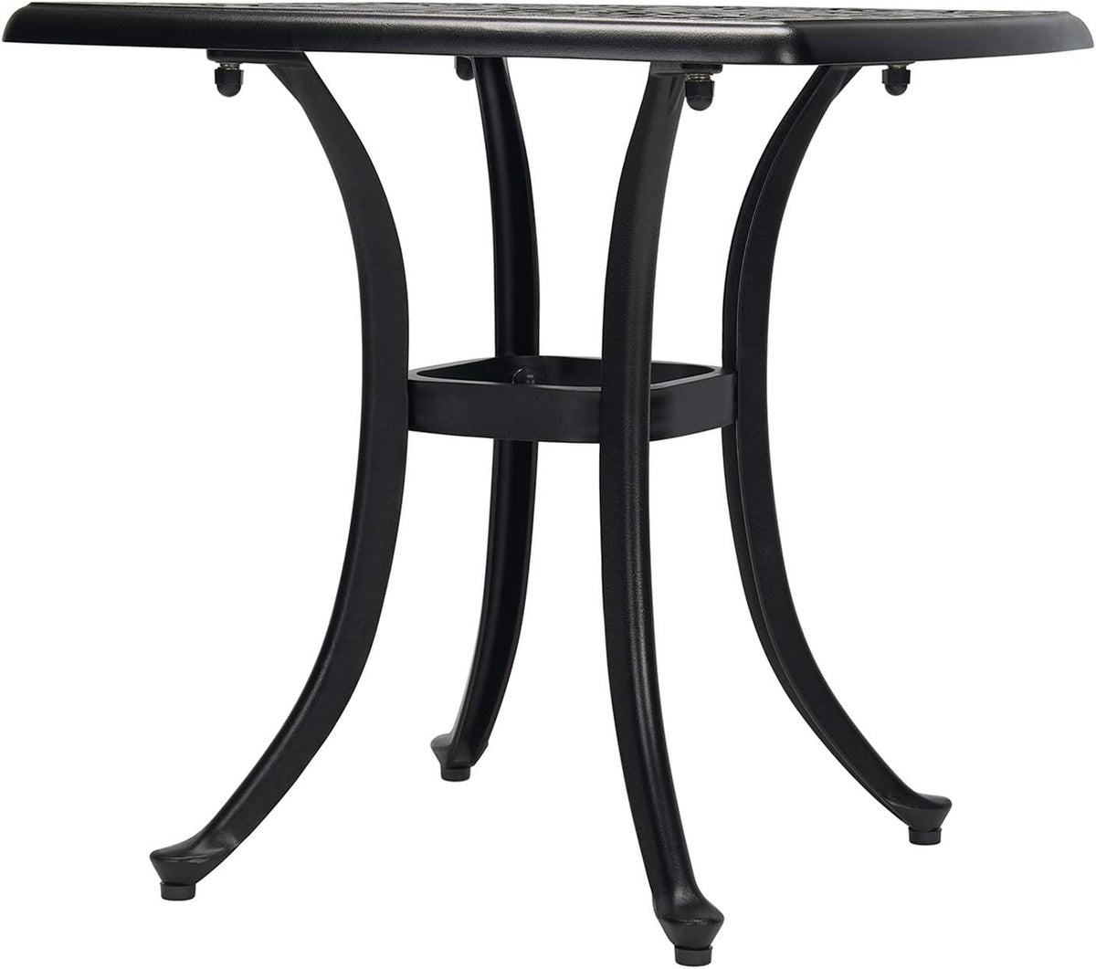 3-Piece Cast Aluminum Patio Bistro Set with Rust-Resistant Table and 2 Chairs O67574