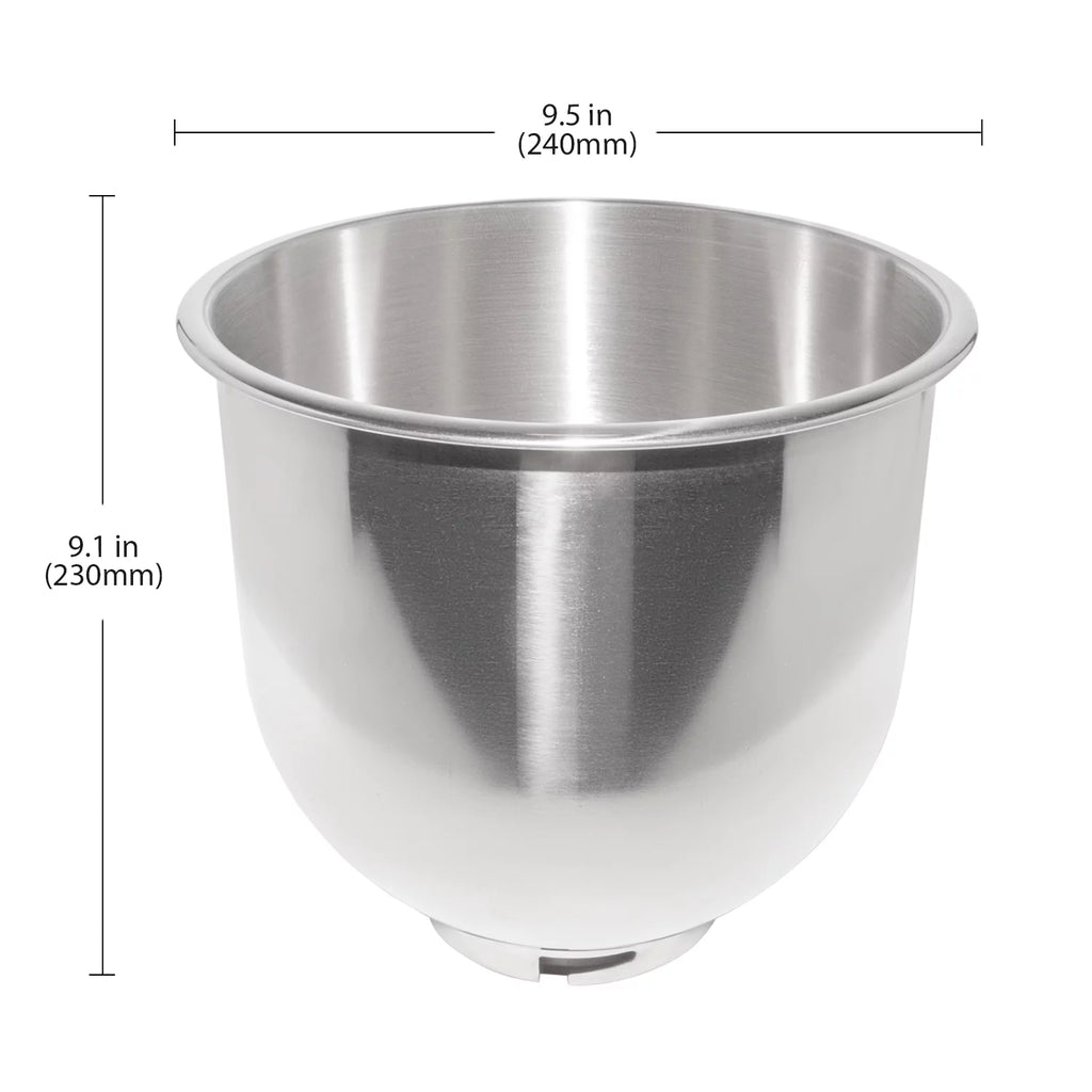 Commercial Food Mixer with Dough Hook, Wire Whip & Beater Stainless Steel 7L V1723