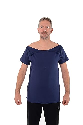 Tearaway Snap Open Shirt for Shoulder Recovery E4601