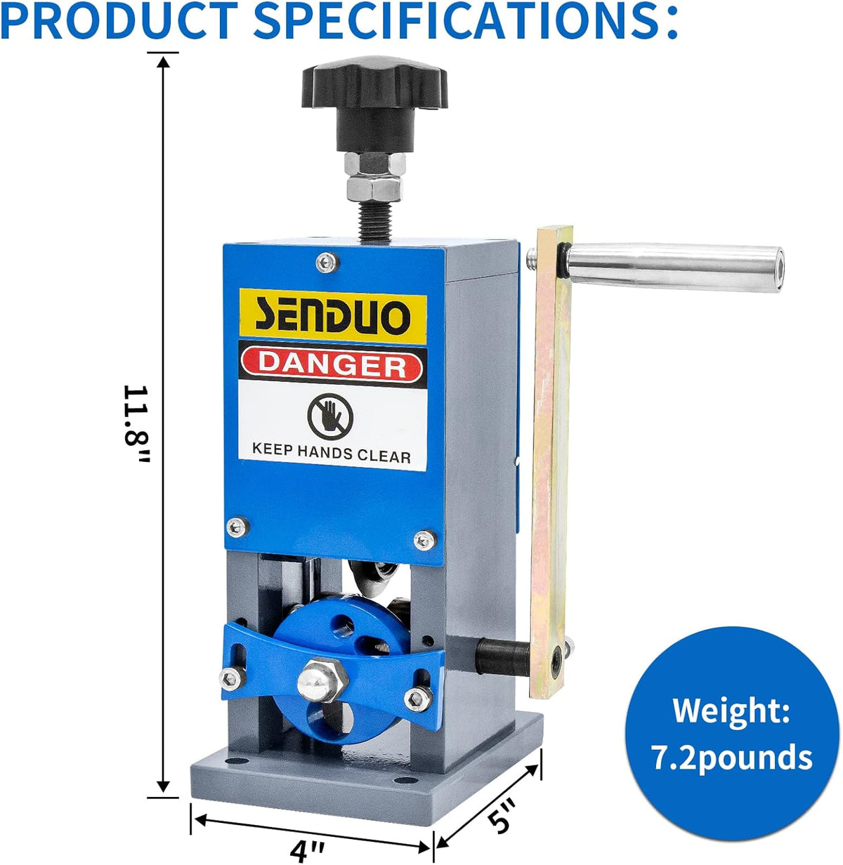 Manual Wire Stripping Machine with Hand Crank E719