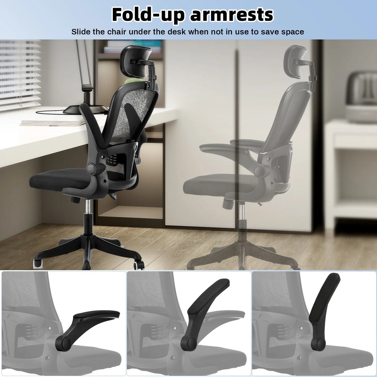 Black Mesh Ergonomic High Back Office Chair K269458