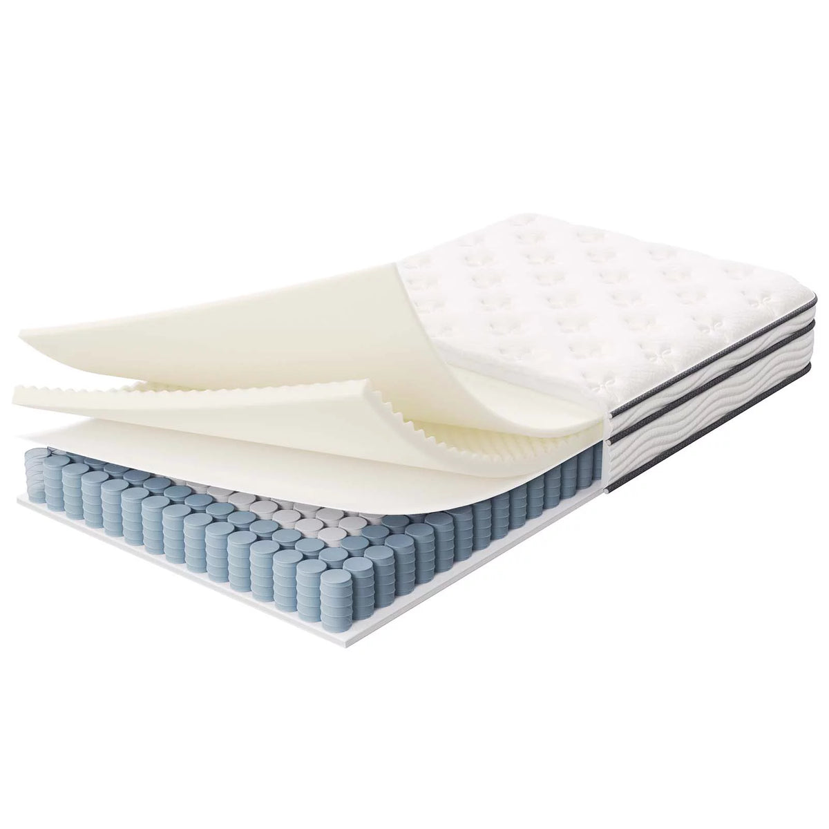 White 8 Innerspring Foam Twin Mattress T7737