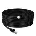 Cat6 Outdoor Ethernet Cable 200ft 23AWG Pure Copper FTP LLDPE Waterproof Direct Burial UV Resistant Y328834