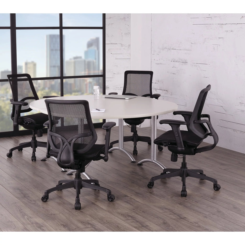 Black Ergonomic Mesh Mid-Back Task Chair C1435
