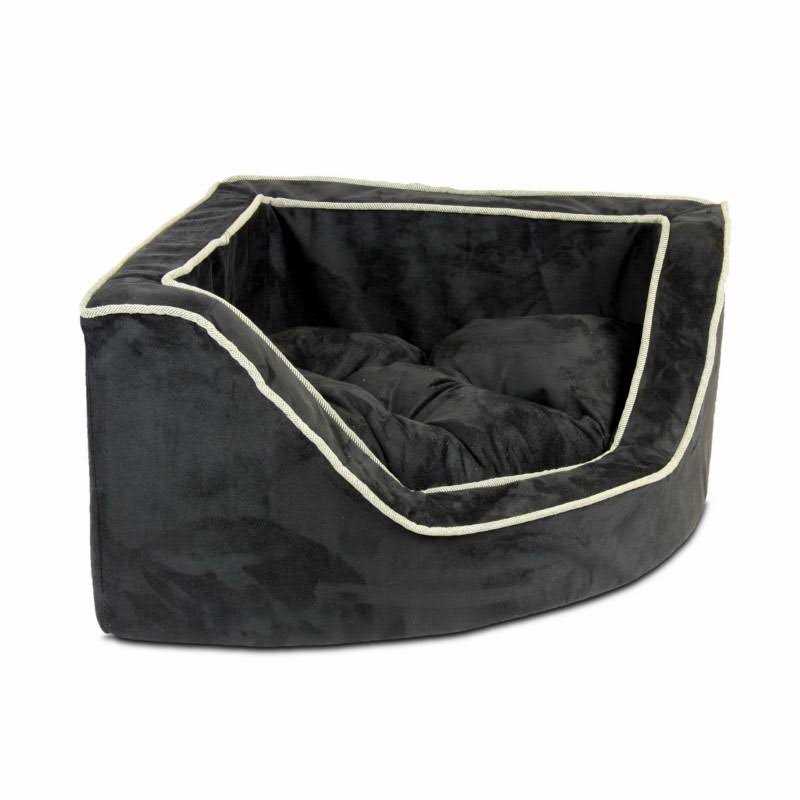 Overstuffed Corner Dog Bed I18667