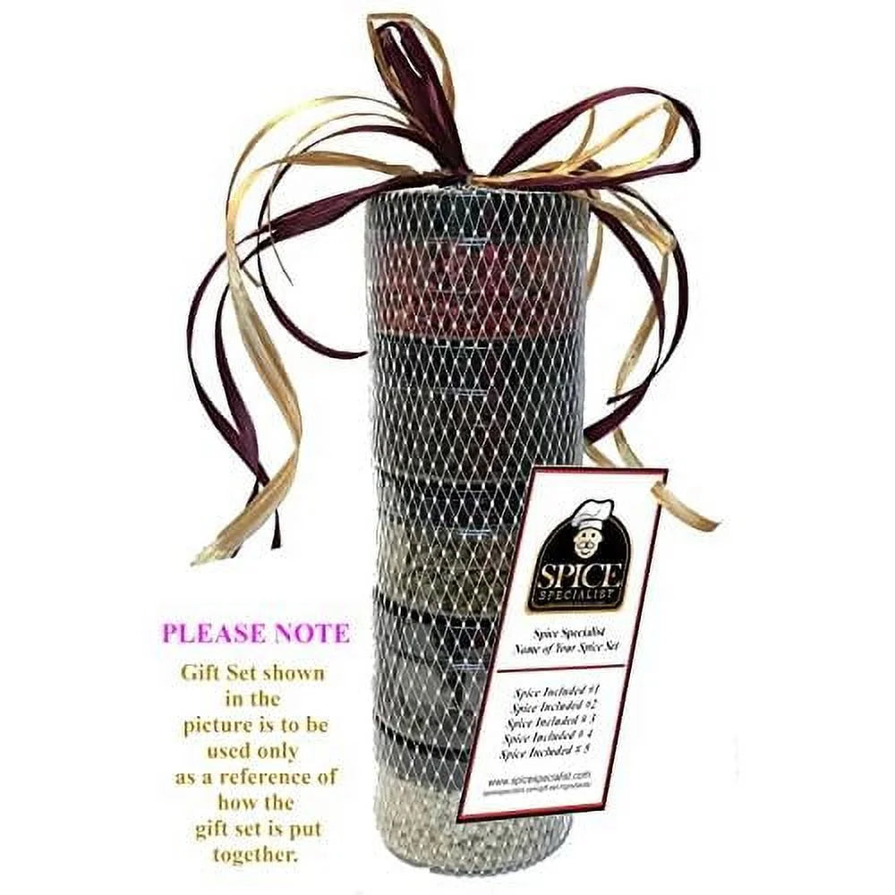 Asian Cuisine Gift Set with 5 Plastic Jars I876