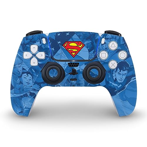 Superman DC Comics Vinyl Decal Cover Compatible with PS5 Disc Console & DualSense K445