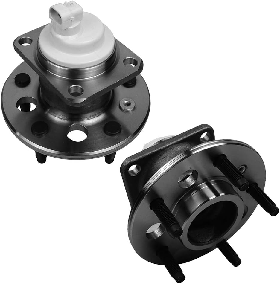 2-Pack Rear Wheel Hub and Bearing Assembly 5 Lug w/ABS W15069