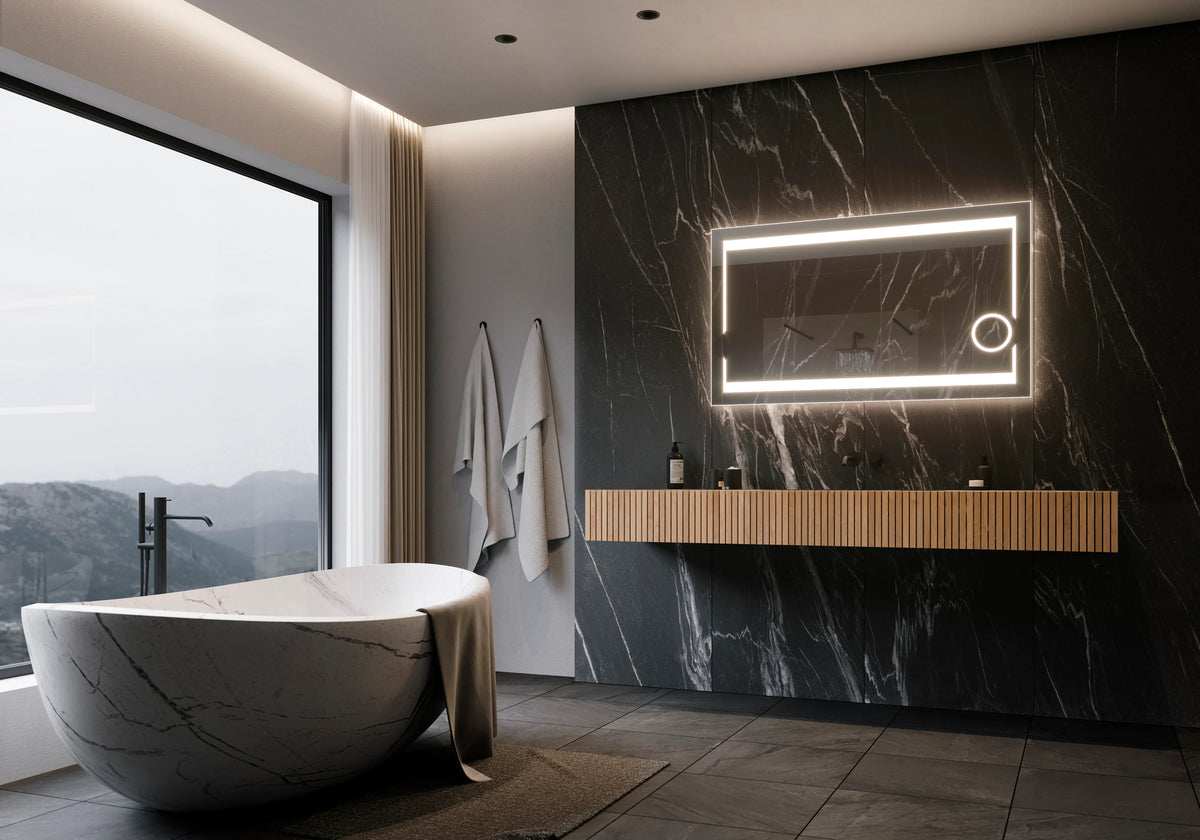 48 x 28 Rectangle Illuminated Mirror 3000K G13673