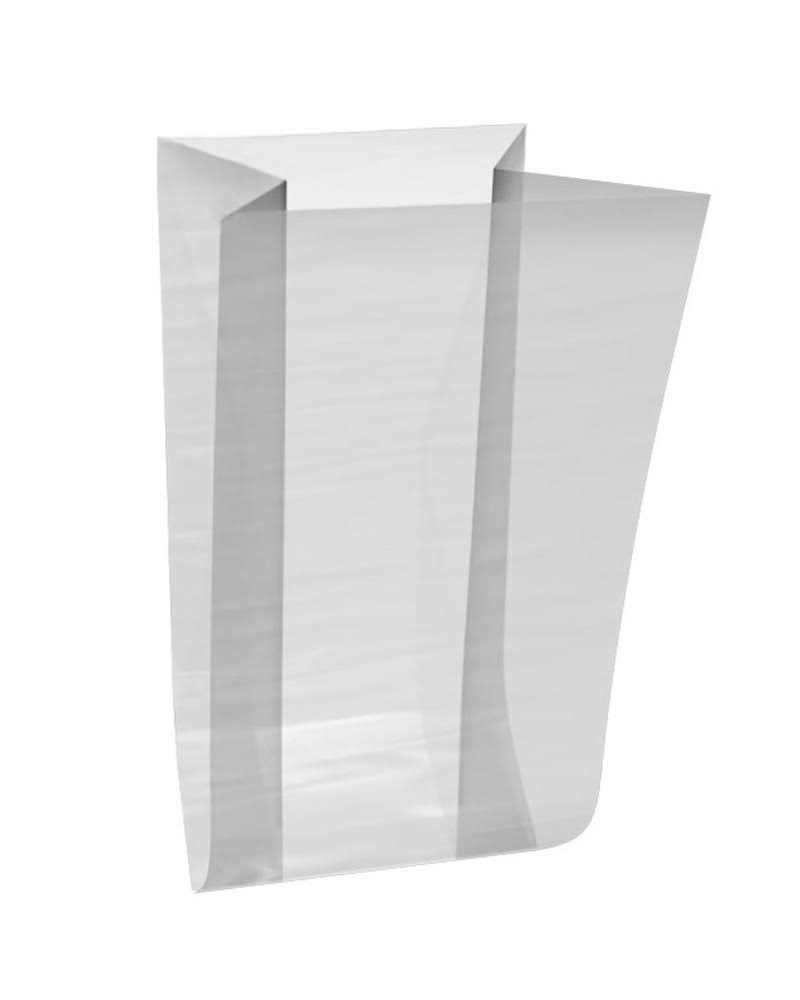 Gusseted Poly Bags 24x22 x 12x22 x 36x22 1.5 Mil 250/Case D8660