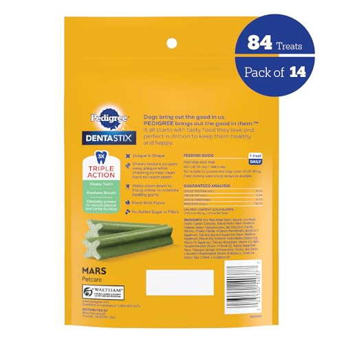 2.08 lb. 40 Treats Large Dog Dental Treats N192