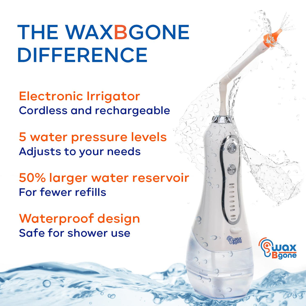 Ear Wax Removal Kit with Otoscope, 10 Disposable Tips, 2 Wands, Ear Basin, and Earwax Drops T49270