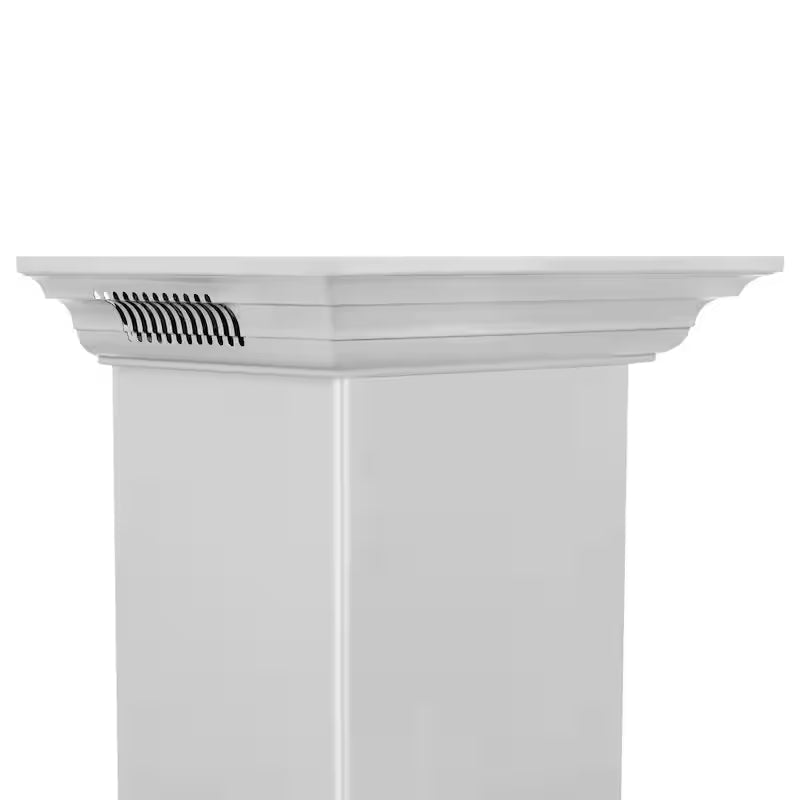 48 in. 400 CFM Ducted Wall Mount Range Hood in Stainless Steel & Glass I446575
