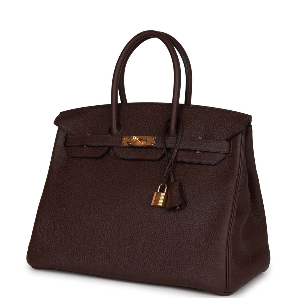 Birkin 35 Rouge Sellier Clemence Gold Hardware K178209