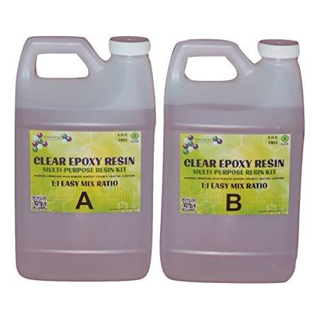 2 Gallon Epoxy Resin Fiberglass Concrete Coating Kit I3481