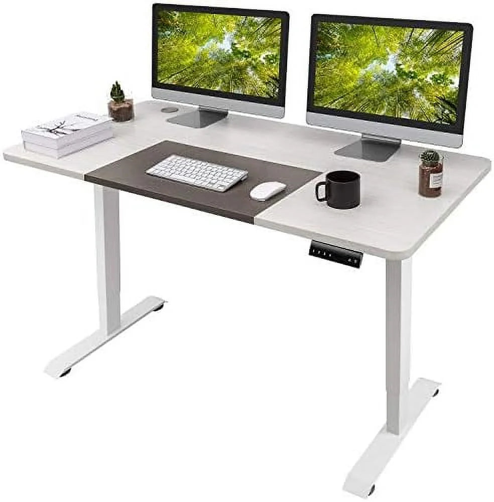 Electric Height Adjustable Standing Desk 55 x 28 Inches I2322