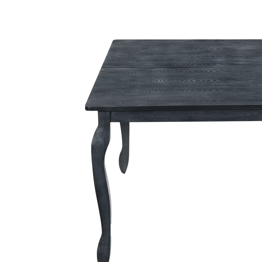 Gray Wooden Expandable Dining Table N837099