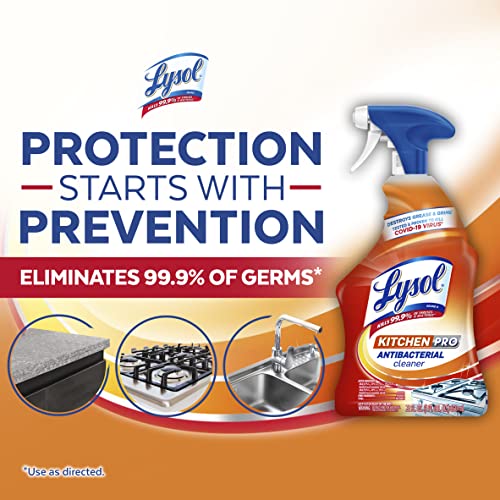 Antibacterial All Purpose Kitchen Cleaner and Degreaser, Citrus Scent, 22oz V894885