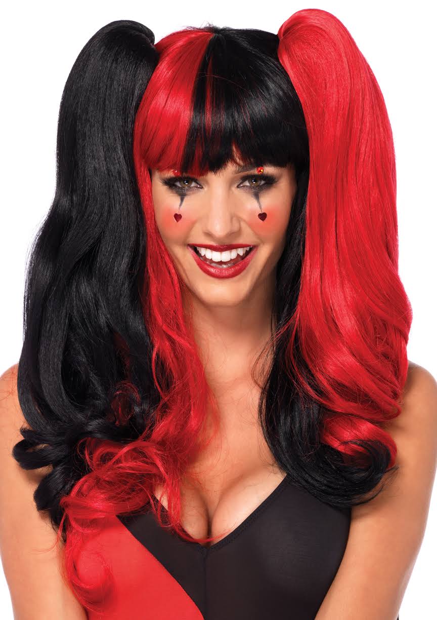 Black and Red Wig P3382