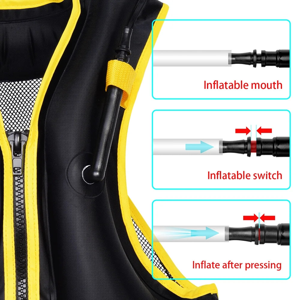 Inflatable Swim Vest for Water Sports P289