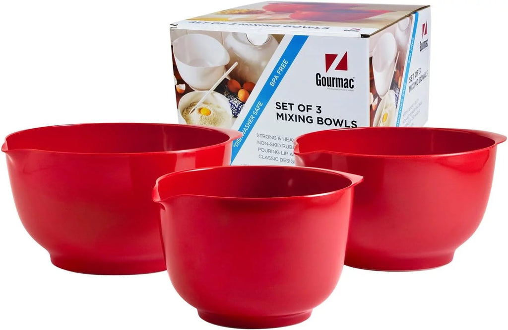 Red 3-Piece Mixing Bowls R495256
