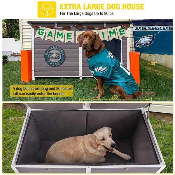 Extra Large Insulated Dog House with Soft Liner Y857715