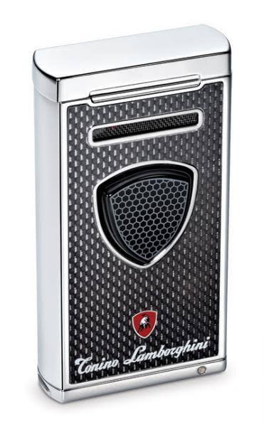 Black Carbon Fiber Torch Flame Lighter R86778