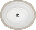 Undermount Fireclay Bathroom Sink with Overflow R344558