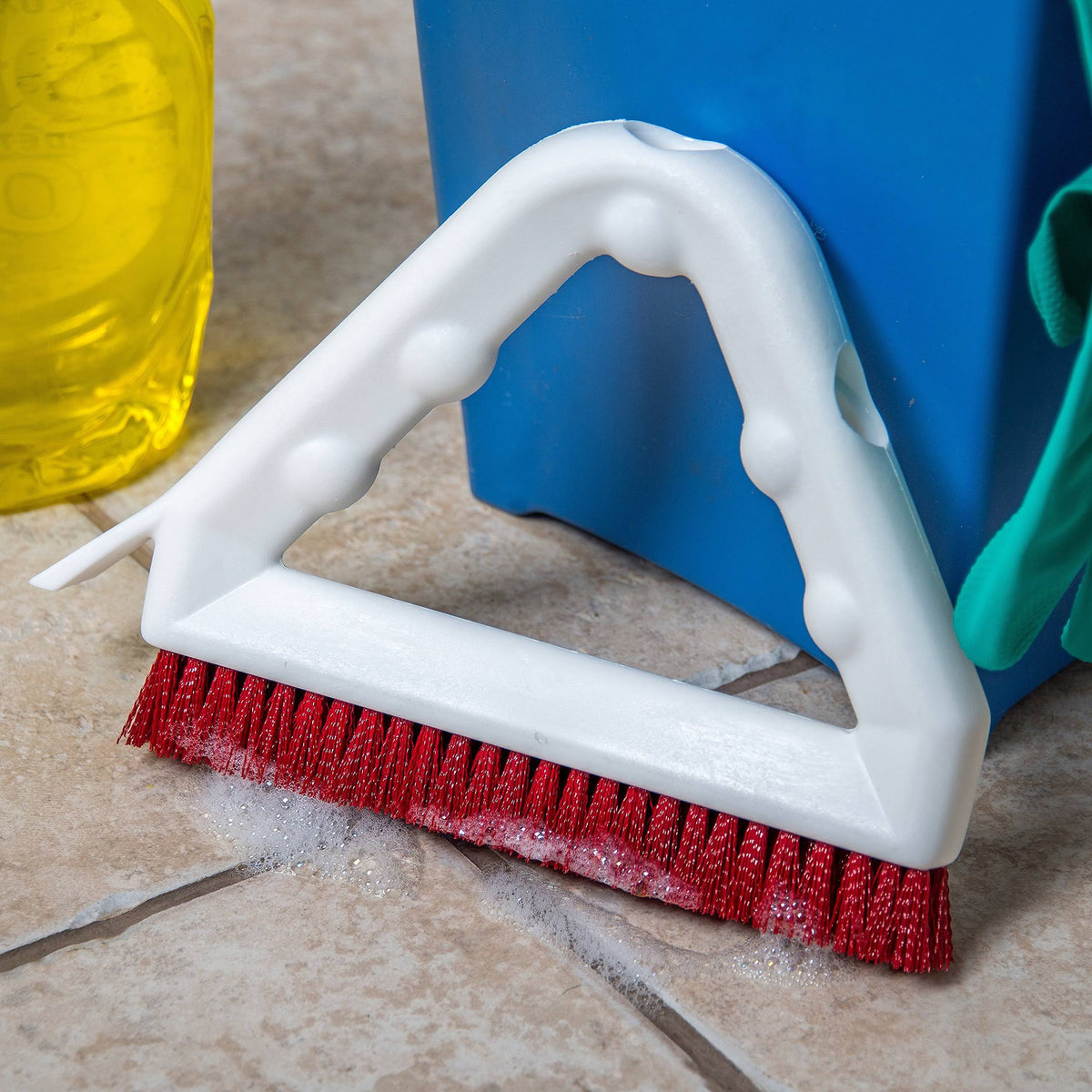 Tile and Grout Brush with Scraper X1732