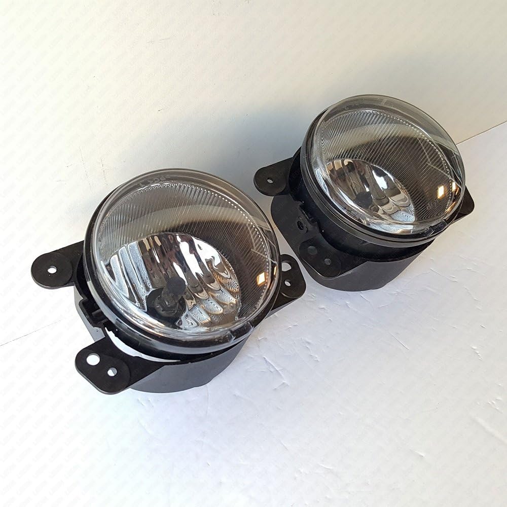 Fog Light Assembly with Switch Bulbs Bezel Replacement Pack of 2 R90310