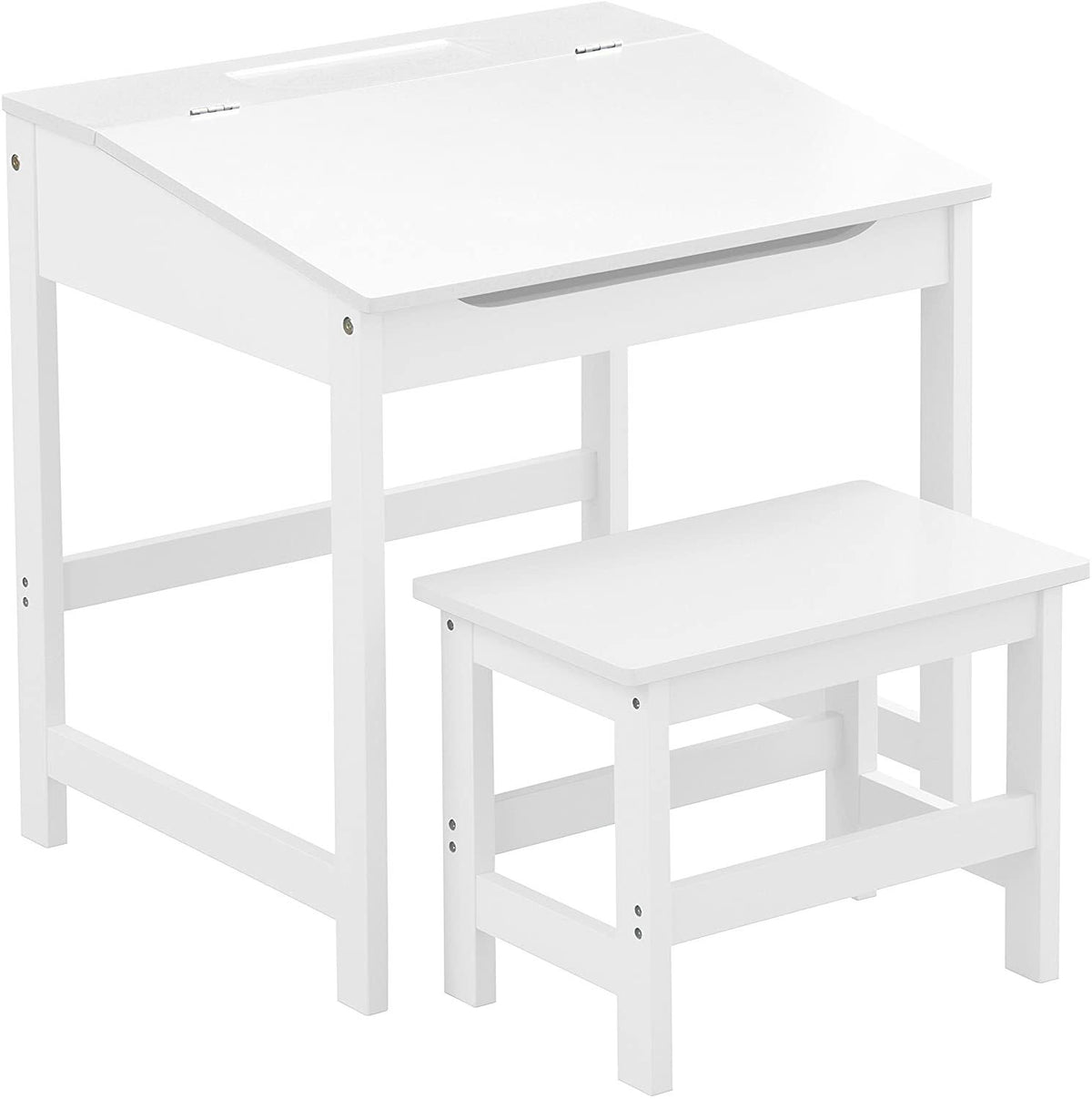 White Children's Desk and Stool Set E61688