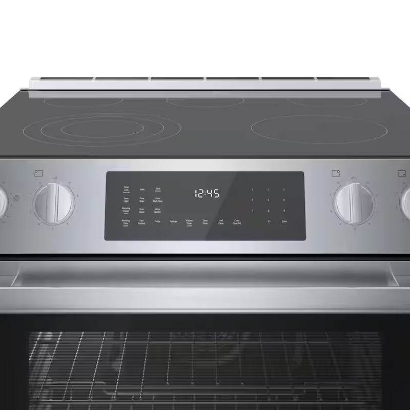 30 in. 4.6 cu. ft. Slide-In Electric Range with Self Cleaning Convection Oven in Stainless Steel W560923