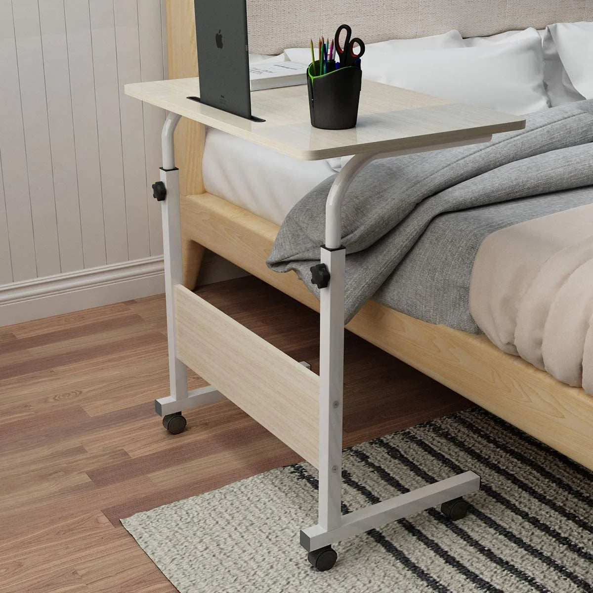 Adjustable Maple Laptop Computer Desk D8414