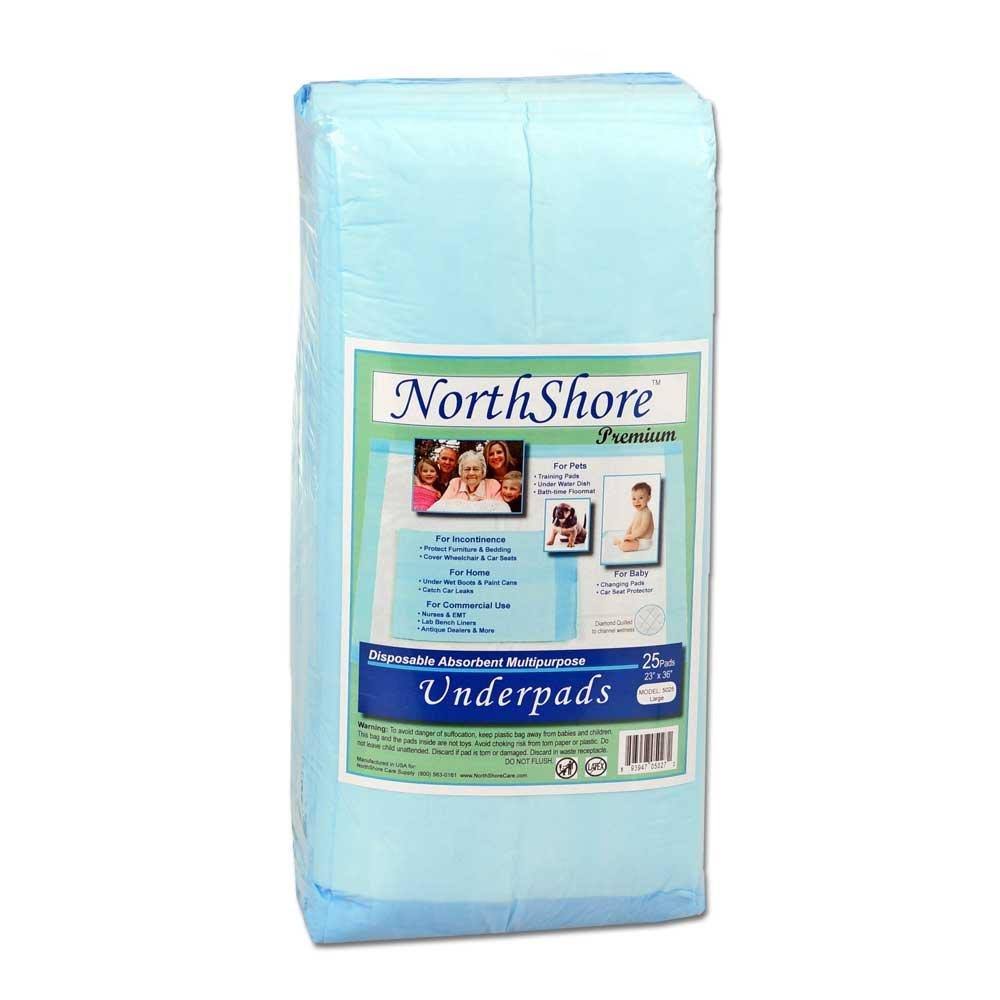Blue Disposable Chux Large 23" x 36" 25 Pack S92990