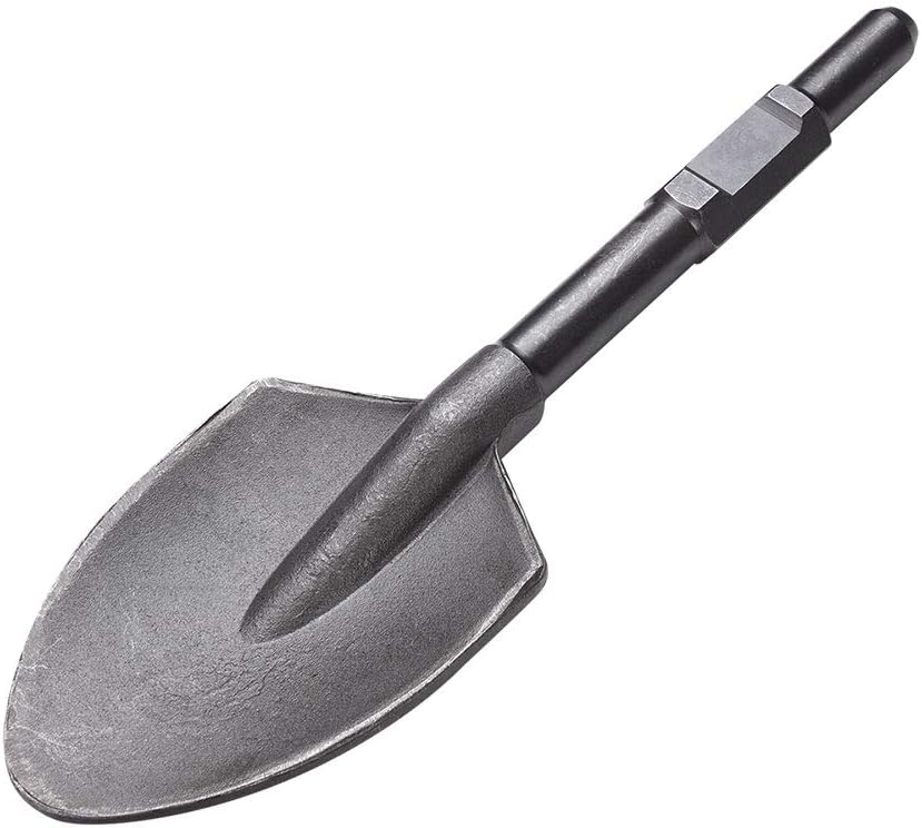 Clay Spade Chisel Shovel Scoop Bit for 1-1/8" Hex Shank Electric Demolition Jack Hammer, Pack of 2 E23732