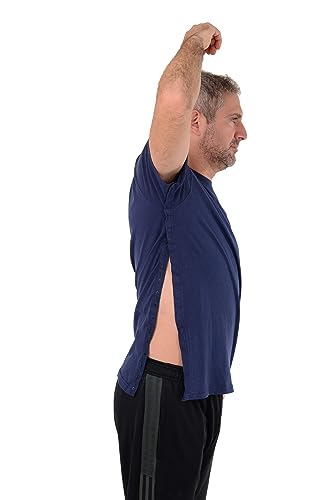 Tearaway Snap Open Shirt for Shoulder Recovery E4601