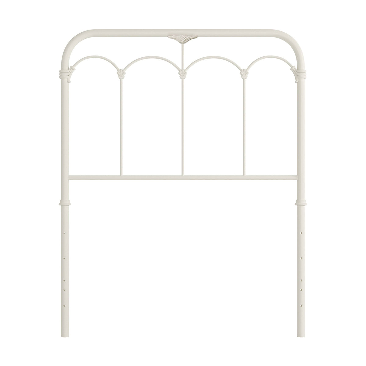 King Soft White Metal Headboard C178998
