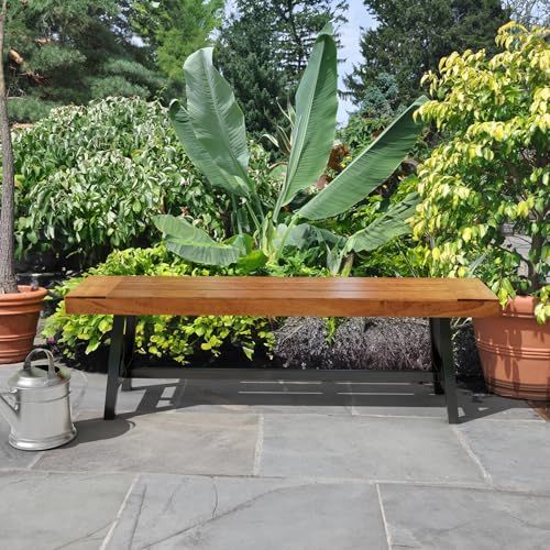 Outdoor Bench with Metal Legs Z6908