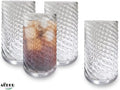 Spiral Stripe Glass Wine Glasses Set of 4 X292891