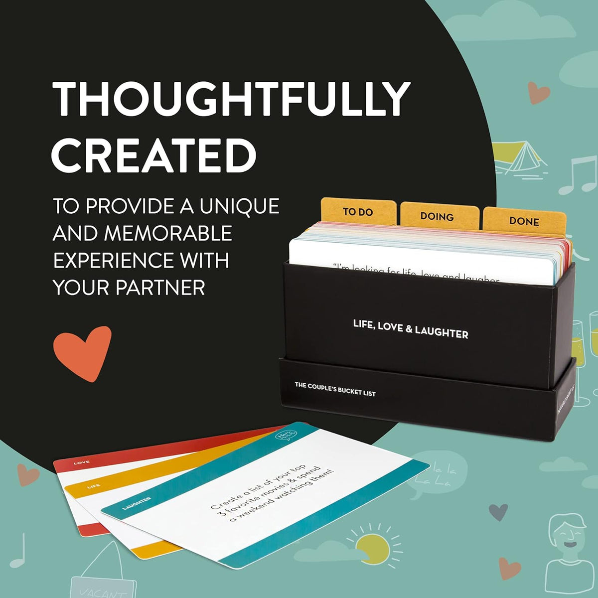 100 Date Night Idea Cards for Couples R625