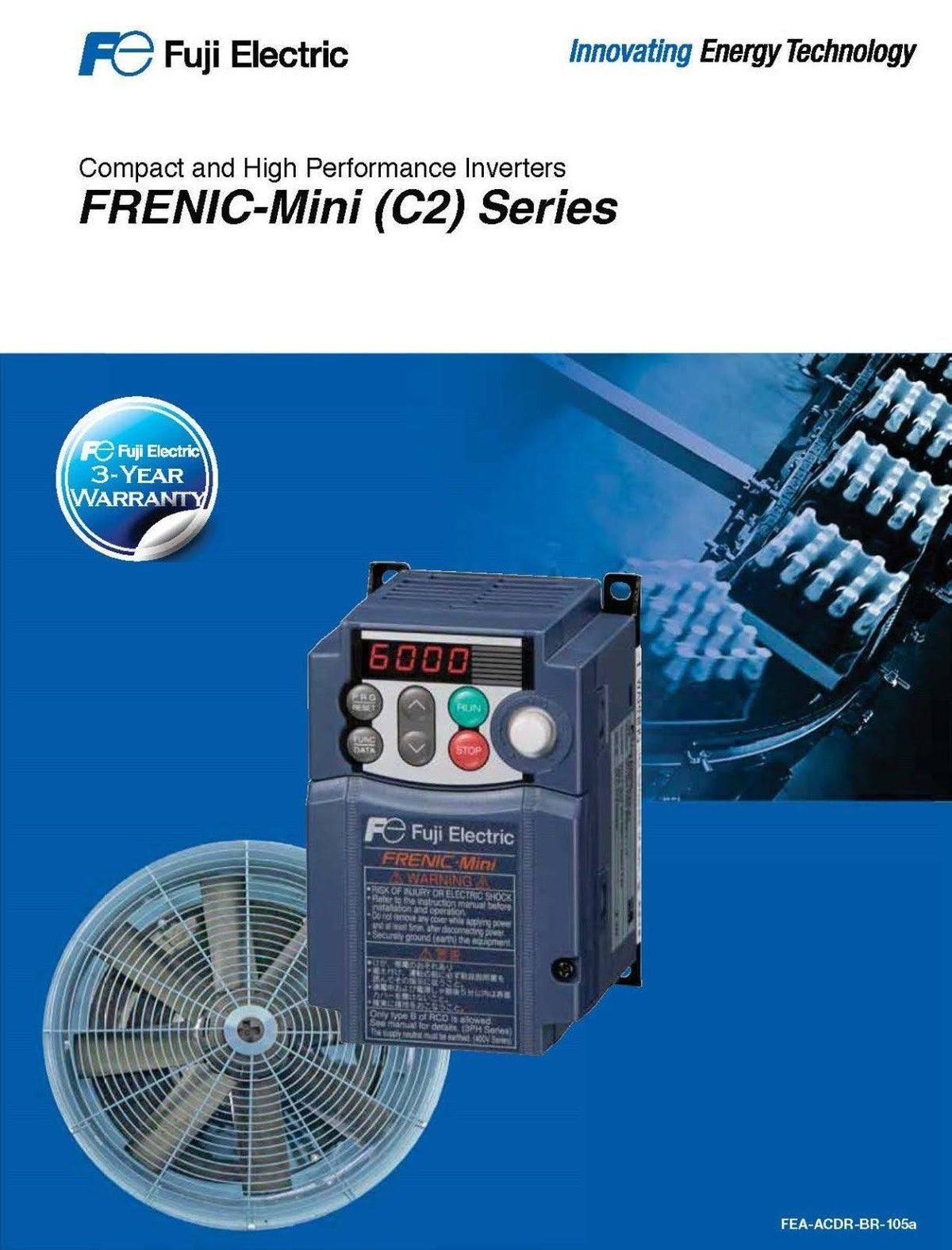 Variable Frequency Drive, 3 Hp, 200-230v P6017