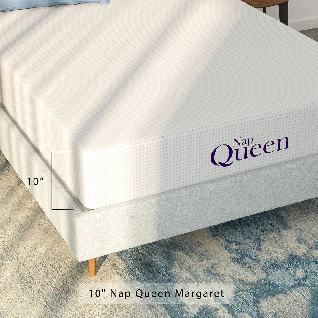Charcoal Memory Foam Mattress, Full, with Antimicrobial Cover S83848