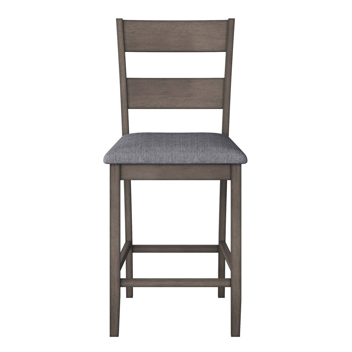 Washed Gray Counter Height Dining Chair Set of 2 G375