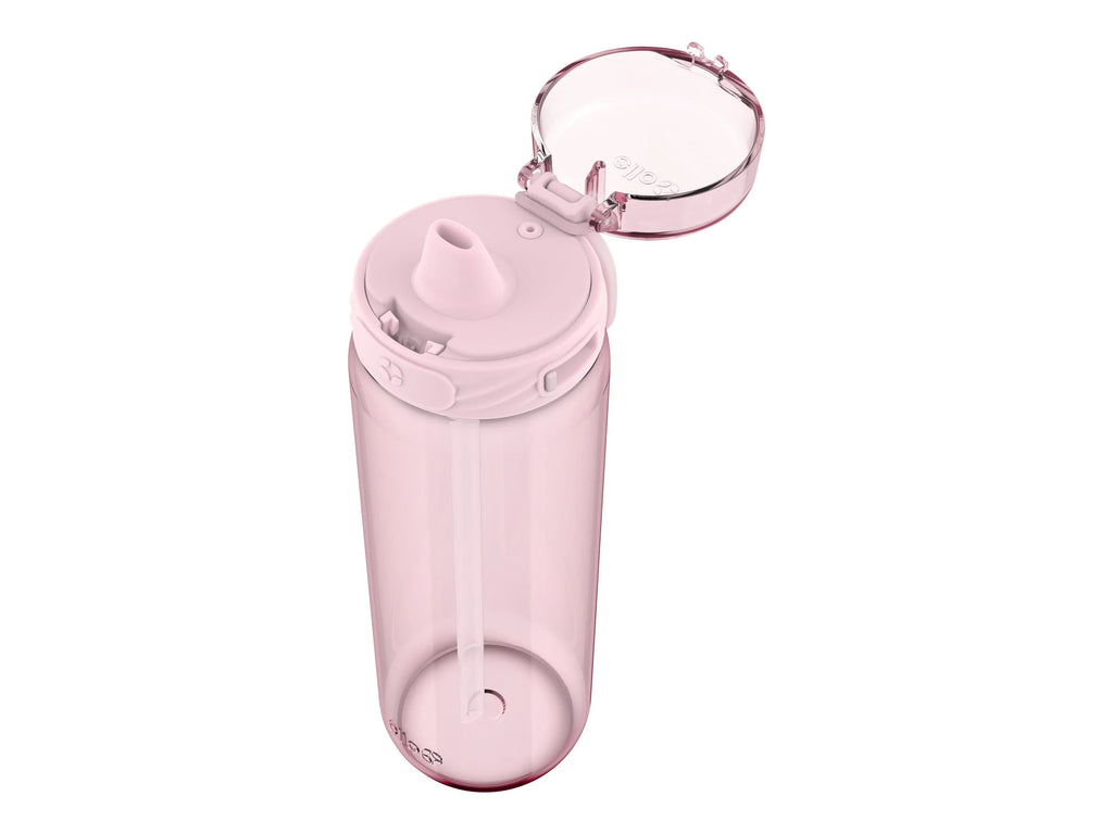 28 oz BPA-Free Tritan Plastic Water Bottle with Silicone Straw B1838