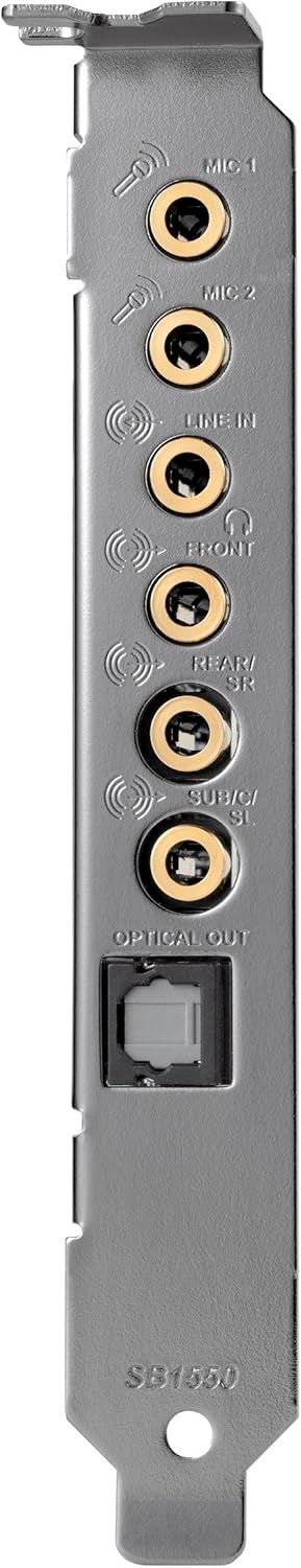 Sound Blaster Audigy PCIe RX 7.1 Sound Card with Headphone Amp U945372